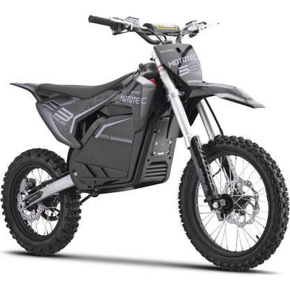 MotoTec 72V Pro Electric Dirt Bike 5000w Lithium, 30Ah, brushless, front and rear suspension and hydraulic brakes, bluetooth - 100% Financing Available!