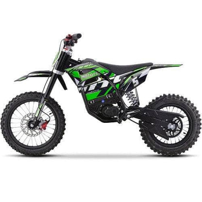 MotoTec 60V Pro Electric Dirt Bike 2000w Lithium, 15.6Ah, brushless, front and rear suspension and hydraulic brakes - 100 % Financing Available!