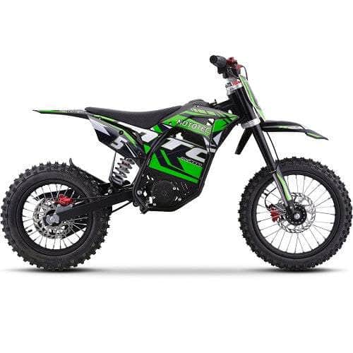MotoTec 60V Pro Electric Dirt Bike 2000w Lithium, 15.6Ah, brushless, front and rear suspension and hydraulic brakes - 100 % Financing Available!
