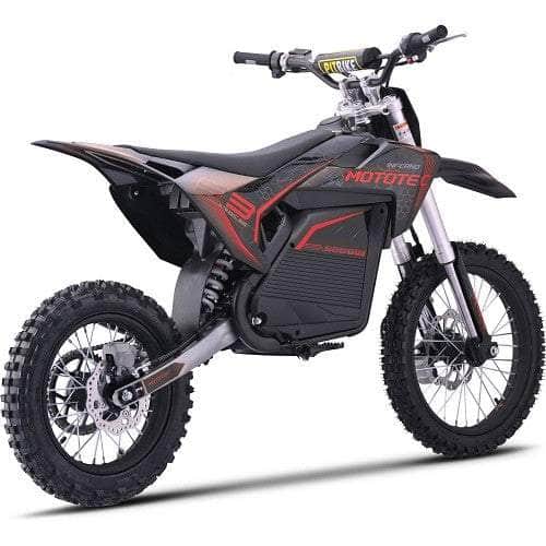 MotoTec 72V Pro Electric Dirt Bike 5000w Lithium, 30Ah, brushless, front and rear suspension and hydraulic brakes, bluetooth - 100% Financing Available!