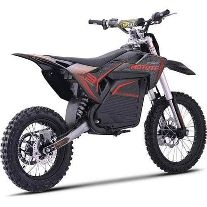 MotoTec 72V Pro Electric Dirt Bike 5000w Lithium, 30Ah, brushless, front and rear suspension and hydraulic brakes, bluetooth - 100% Financing Available!