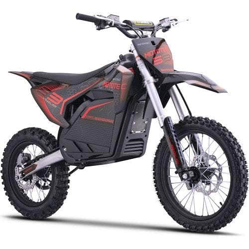 MotoTec 72V Pro Electric Dirt Bike 5000w Lithium, 30Ah, brushless, front and rear suspension and hydraulic brakes, bluetooth - 100% Financing Available!