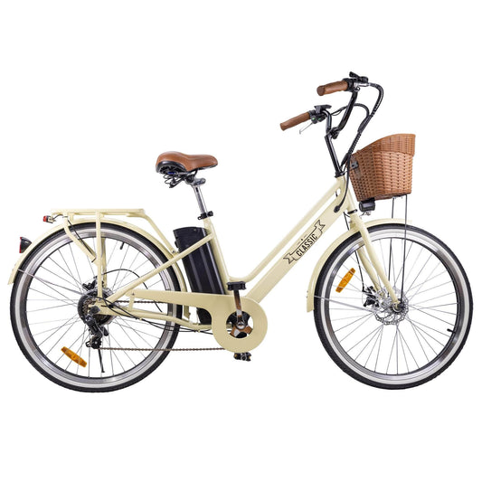 Nakto CLASSIC 2 Step-Thru Electric Bicycle - 36V 250W, brushless rear hub motor - 100% Financing Available!