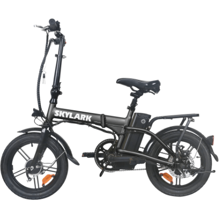Nakto 16" Skylark 2 - 48V 8Ah 500W Folding Electric City Bike - 100% Financing Available!