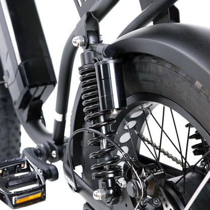 Nakto F2 and F2 Plus Electric Bike - 48V, 750W peak, 16Ah, range 60 miles, max speed 28 mph, max load 400 lbs., banana seat