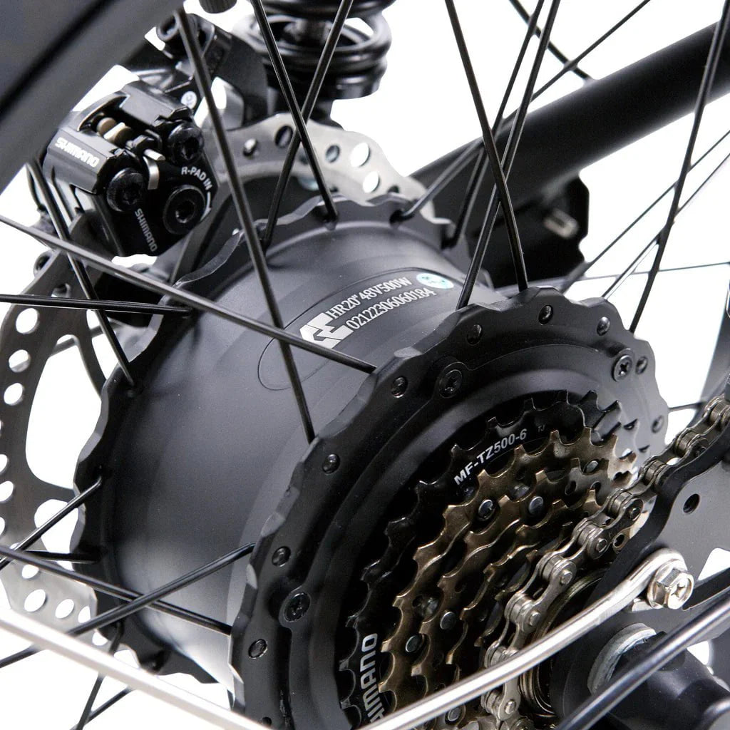Nakto F2 and F2 Plus Electric Bike - 48V, 750W peak, 16Ah, range 60 miles, max speed 28 mph, max load 400 lbs., banana seat