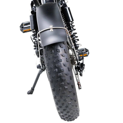 Nakto F2 and F2 Plus Electric Bike - 48V, 750W peak, 16Ah, range 60 miles, max speed 28 mph, max load 400 lbs., banana seat