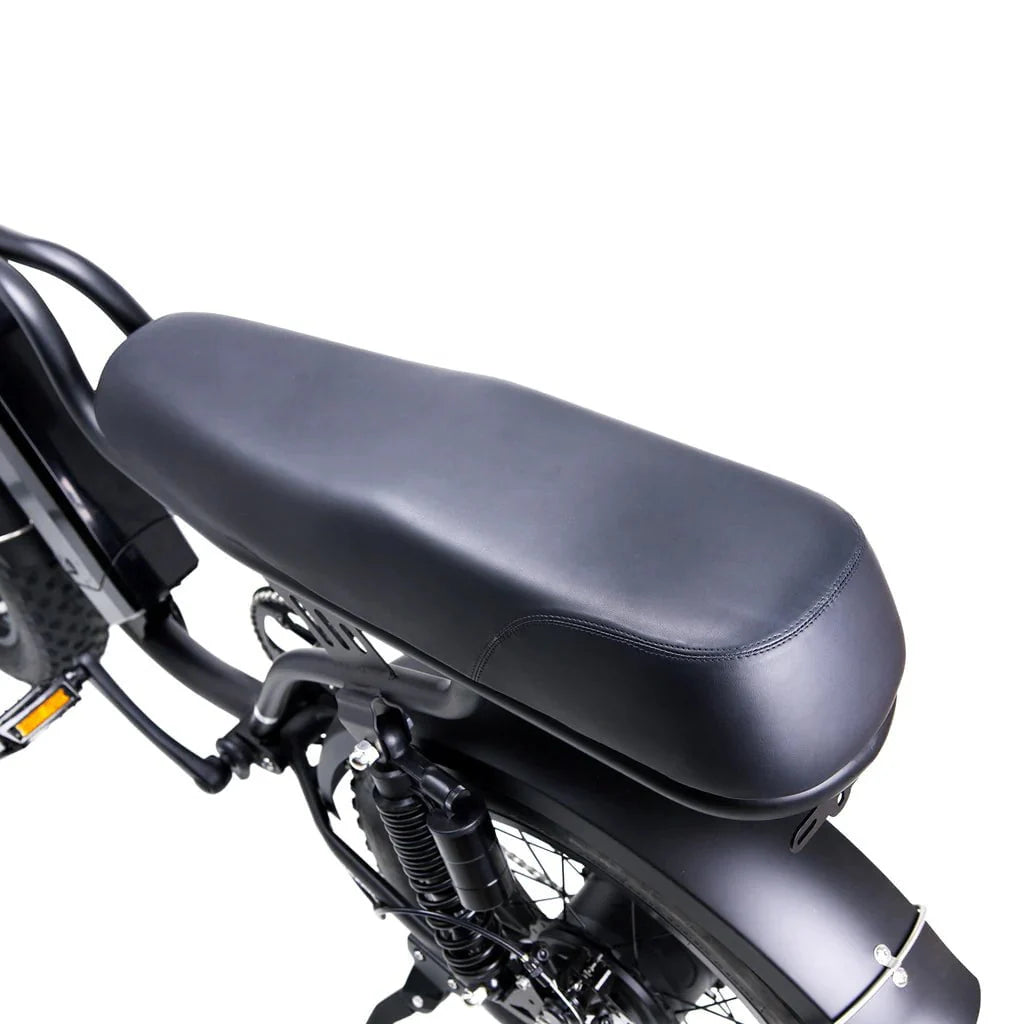 Nakto F2 and F2 Plus Electric Bike - 48V, 750W peak, 16Ah, range 60 miles, max speed 28 mph, max load 400 lbs., banana seat