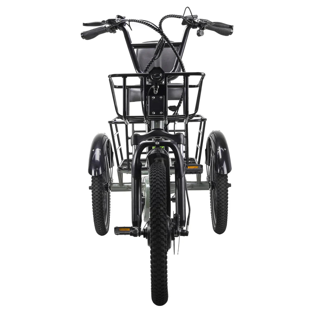 Nakto S03 Electric Trike - 48V, 750W peak, 16Ah, range 60 miles, max load 400 lbs., cargo rack - 100% Financing Available!