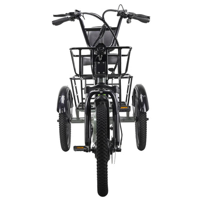 Nakto S03 Electric Trike - 48V, 750W peak, 16Ah, range 60 miles, max load 400 lbs., cargo rack - 100% Financing Available!