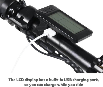 Qualisports Dolphin Folding Electric City Bike  48V  500W  10.5Ah - option for dual battery! 100% Financing Available!
