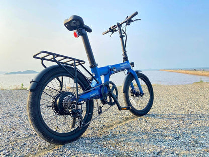 Qualisports Dolphin Folding Electric City Bike  48V  500W  10.5Ah - option for dual battery! 100% Financing Available!