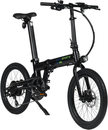 Qualisports Dolphin Folding Electric City Bike  48V  500W  10.5Ah - option for dual battery! 100% Financing Available!