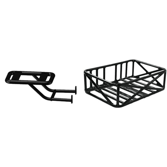 Eunorau | Flash Rear Rack and Basket Kit | FLASH-PK-HK-BK