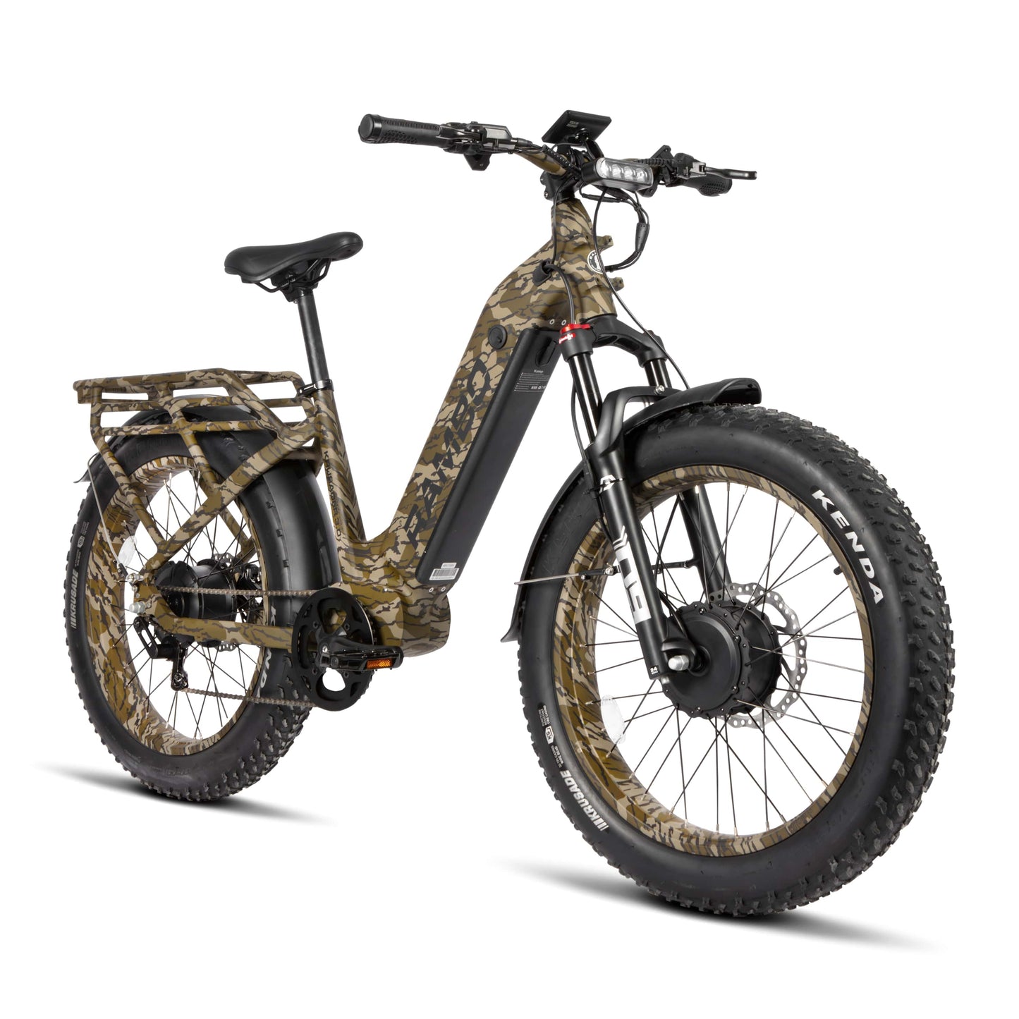 Rambo Krusader 3.0 All-Terrain AWD Fat Tire Electric Bike - 48V 15-20Ah dual 500W hub motor -  Official Rambo Authorized Dealer!  Financing Available!