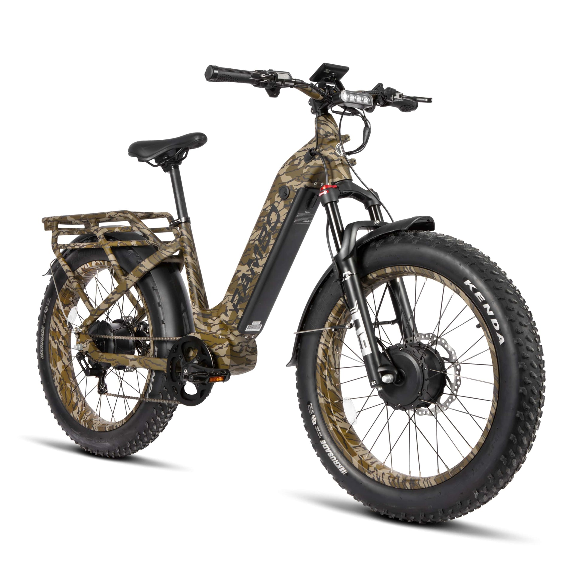 Rambo Krusader 3.0 All-Terrain AWD Fat Tire Electric Bike - 48V 15-20Ah dual 500W hub motor -  Official Rambo Authorized Dealer!  Financing Available!