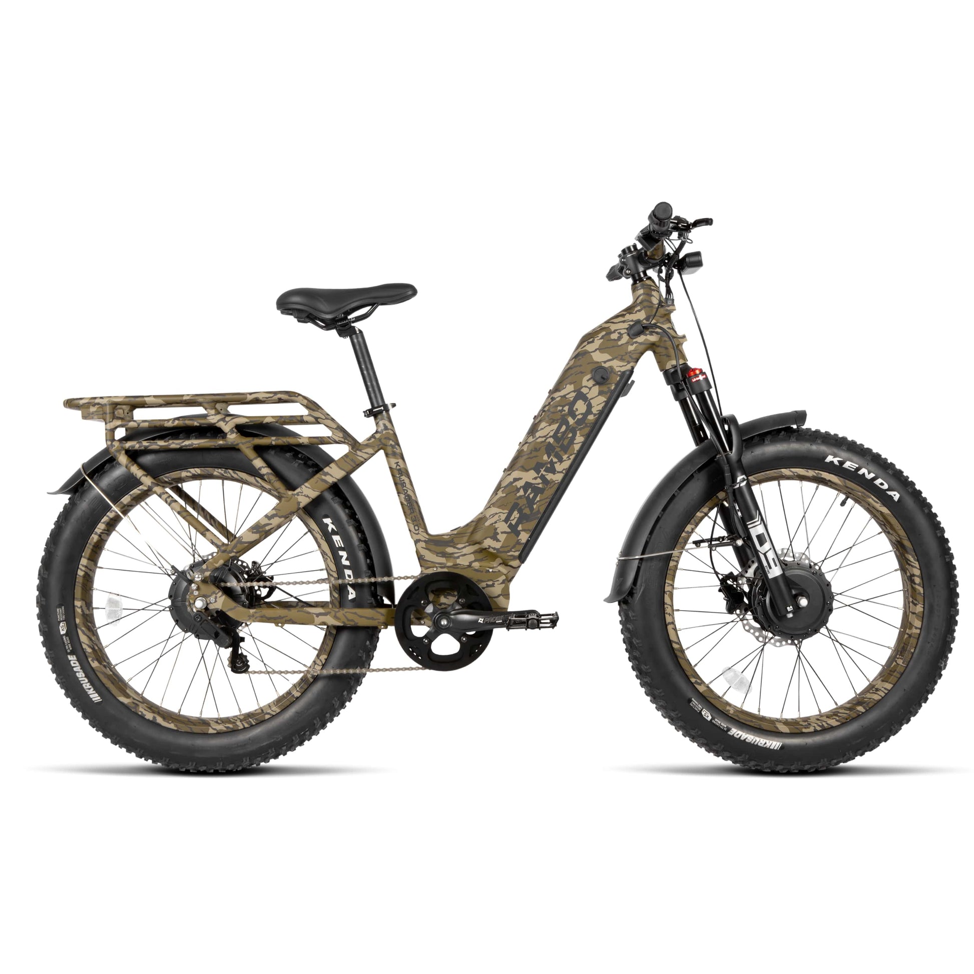 Rambo Krusader 3.0 All-Terrain AWD Fat Tire Electric Bike - 48V 15-20Ah dual 500W hub motor -  Official Rambo Authorized Dealer!  Financing Available!
