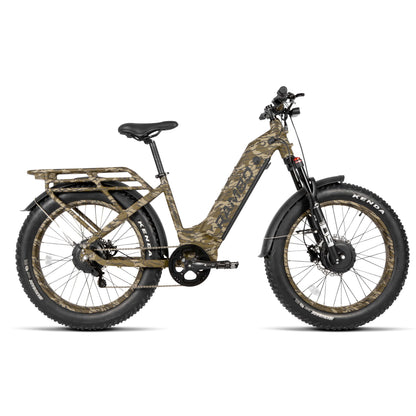 Rambo Krusader 3.0 All-Terrain AWD Fat Tire Electric Bike - 48V 15-20Ah dual 500W hub motor -  Official Rambo Authorized Dealer!  Financing Available!