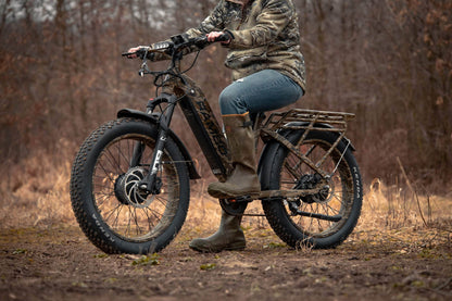 Rambo Krusader 3.0 All-Terrain AWD Fat Tire Electric Bike - 48V 15-20Ah dual 500W hub motor -  Official Rambo Authorized Dealer!  Financing Available!
