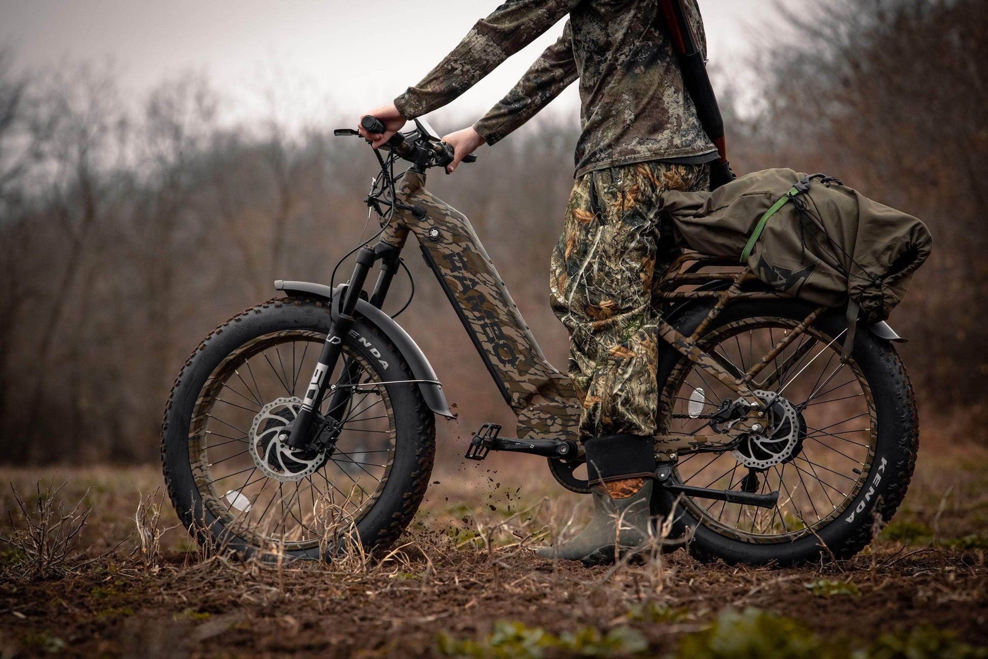 Rambo Krusader 3.0 All-Terrain AWD Fat Tire Electric Bike - 48V 15-20Ah dual 500W hub motor -  Official Rambo Authorized Dealer!  Financing Available!