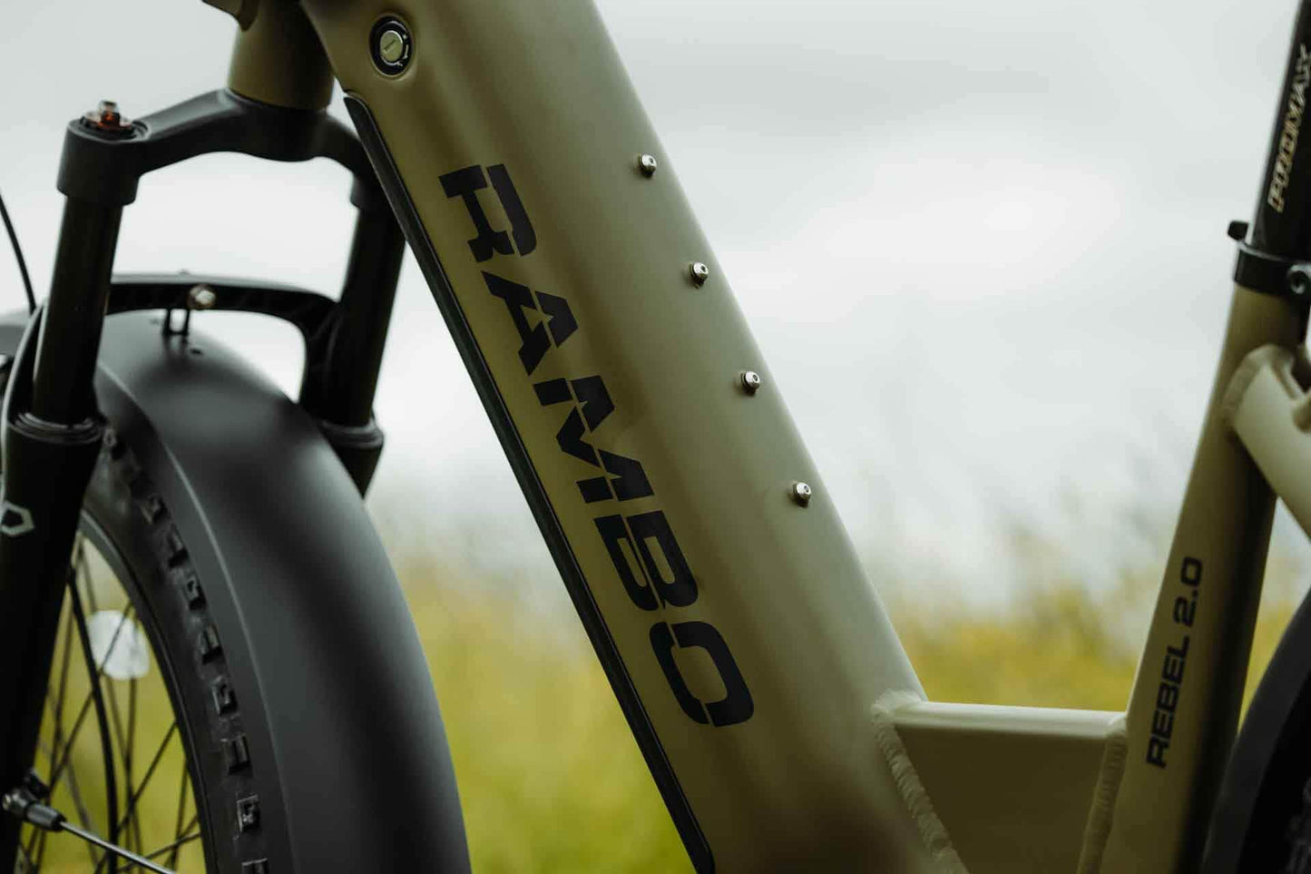 Rambo Rebel 2.0 Fat Tire Step-Thru Electric Bike - 48V 15-20Ah 1000W mid drive hydraulic brakes -  Financing Available