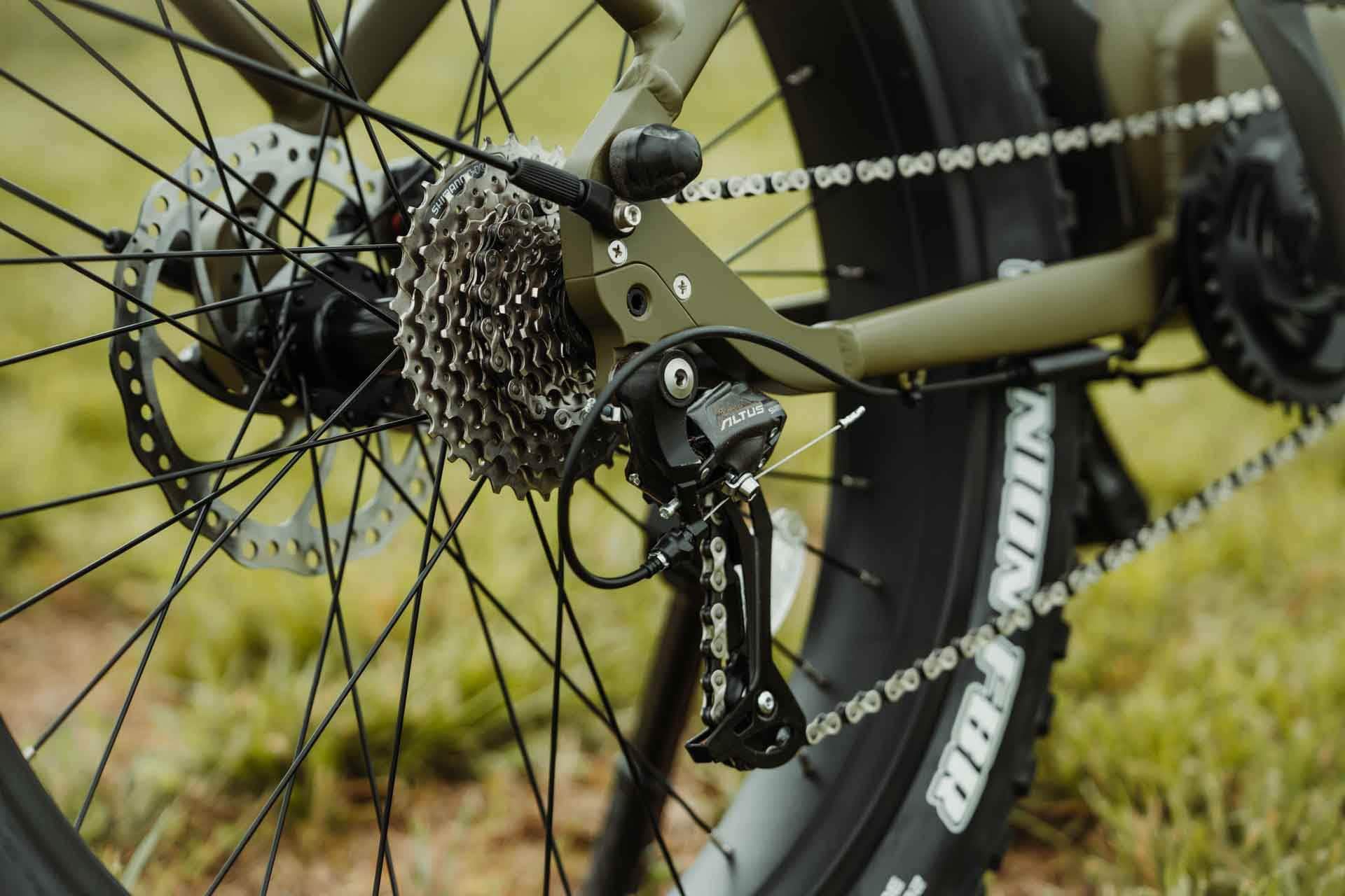 Rambo Rebel 2.0 Fat Tire Step-Thru Electric Bike - 48V 15-20Ah 1000W mid drive hydraulic brakes -  Financing Available