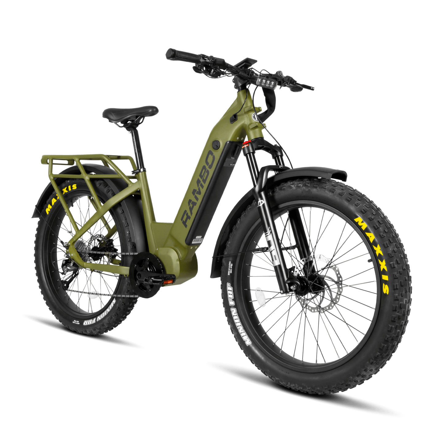 Rambo Rebel 2.0 Fat Tire Step-Thru Electric Bike - 48V 15-20Ah 1000W mid drive hydraulic brakes -  Financing Available