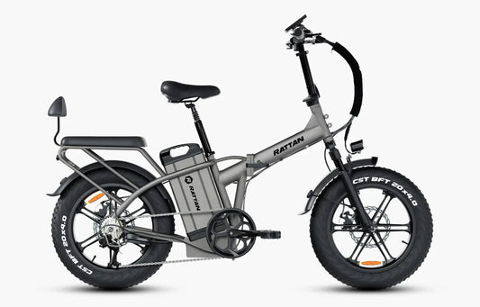 Rattan LM ULTRA 1000W 48V 40.5Ah Brushless Gear Hub Motor Full Suspension Fat Tire 4.0 Foldable 2-Seater Electric Bike with Hydraulic Brakes and Max Range of 120 Miles! - Financing Available! - Coming May 2026
