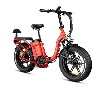 Rattan LF ULTRA 1000W 48V 40.5Ah Brushless Gear Hub Motor Full Suspension Fat Tire 4.0 Foldable 2-Seater Step-Through Electric Bike with Hydraulic Brakes and Max Range of 120 Miles! - 100% Financing Available! - Coming May 2026