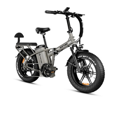 Rattan LM ULTRA 1000W 48V 40.5Ah Brushless Gear Hub Motor Full Suspension Fat Tire 4.0 Foldable 2-Seater Electric Bike with Hydraulic Brakes and Max Range of 120 Miles! - Financing Available! - Coming May 2026