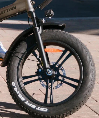 Rattan LM ULTRA 1000W 48V 40.5Ah Brushless Gear Hub Motor Full Suspension Fat Tire 4.0 Foldable 2-Seater Electric Bike with Hydraulic Brakes and Max Range of 120 Miles! - Financing Available! - Coming May 2026