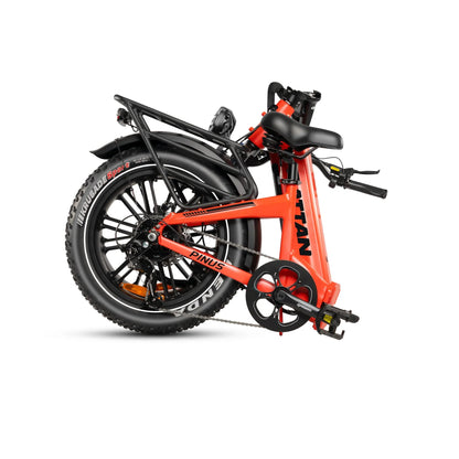 Rattan Pinus 20" * 4" Fat tire eBike, LCD Display with App control, 1200w (peak) motor, Class-3 speed(Top Speed 28mph), 48V 960Wh Battery and a step-through frame.