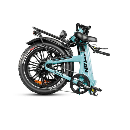 Rattan Pinus 20" * 4" Fat tire eBike, LCD Display with App control, 1200w (peak) motor, Class-3 speed(Top Speed 28mph), 48V 960Wh Battery and a step-through frame.