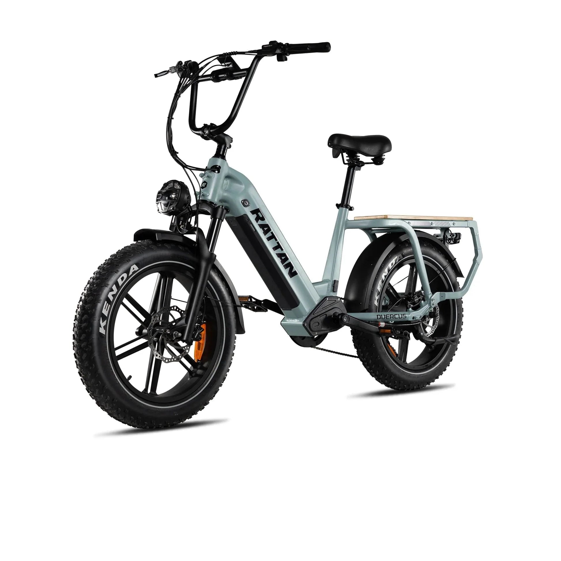 Rattan Quercus Electric Bike 48v 750W 20Ah Brushless Hub Motor 80Nm, Range 80 miles, 450 lbs payload capacity