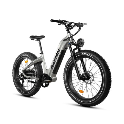Rattan Sequoia 26" Fat tire eBike for adults, LCD Display with App control, 1500w (peak) motor, Class-3 speed(Top Speed 28mph), 48V 960Wh Battery and step-through frame.