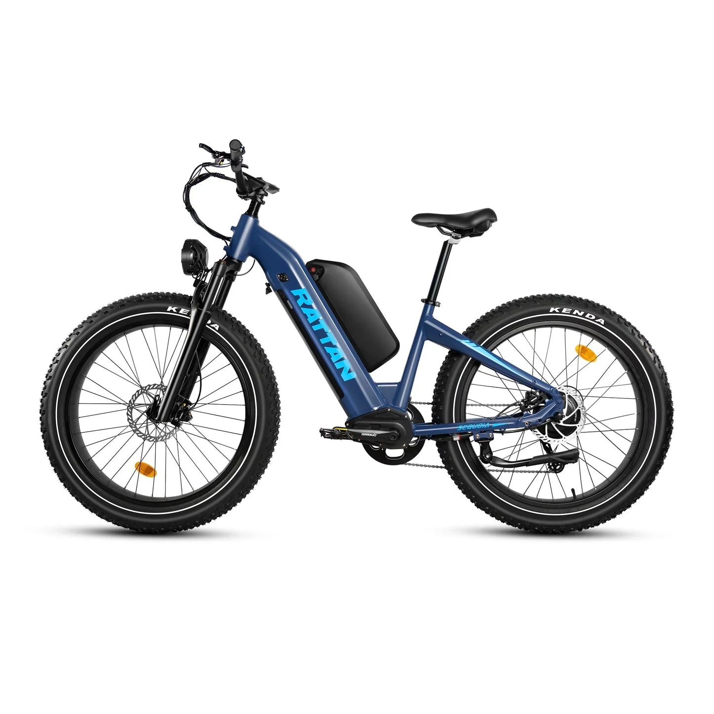 Rattan Sequoia 26" Fat tire eBike for adults, LCD Display with App control, 1500w (peak) motor, Class-3 speed(Top Speed 28mph), 48V 960Wh Battery and step-through frame.