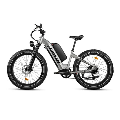 Rattan Sequoia 26" Fat tire eBike for adults, LCD Display with App control, 1500w (peak) motor, Class-3 speed(Top Speed 28mph), 48V 960Wh Battery and step-through frame.