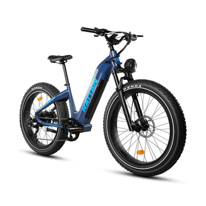 Rattan Sequoia 26" Fat tire eBike for adults, LCD Display with App control, 1500w (peak) motor, Class-3 speed(Top Speed 28mph), 48V 960Wh Battery and step-through frame.