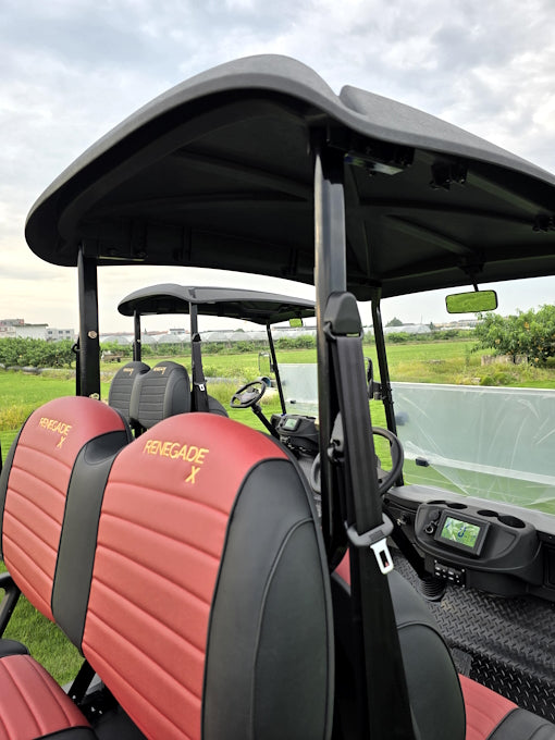 48V Electric Golf Cart 4 Seater Renegade X Edition Utility Golf UTV - BLACK