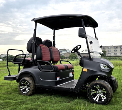 48V Electric Golf Cart 4 Seater Renegade X Edition Utility Golf UTV - BLUE