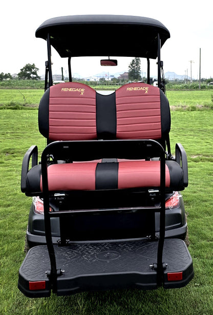 48V Electric Golf Cart 4 Seater Renegade X Edition Utility Golf UTV - BLACK