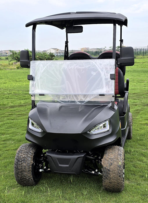 48V Electric Golf Cart 4 Seater Renegade X Edition Utility Golf UTV - BLACK