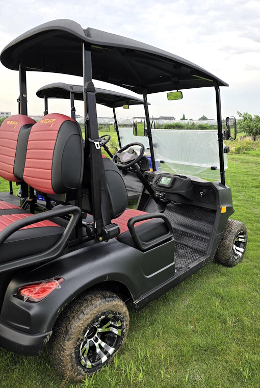 48V Electric Golf Cart 4 Seater Renegade X Edition Utility Golf UTV - BLUE