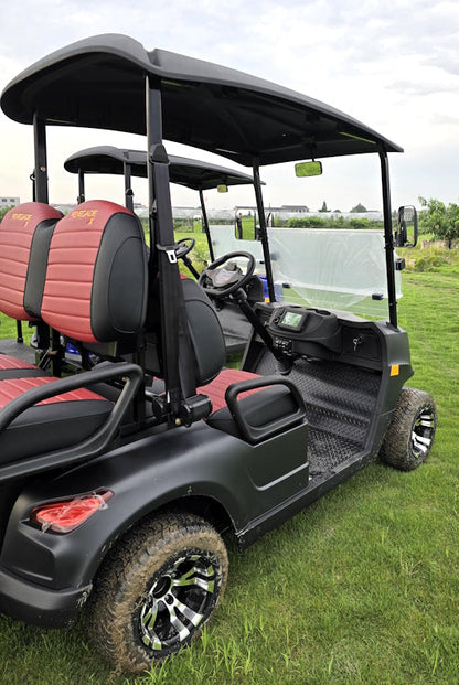 48V Electric Golf Cart 4 Seater Renegade X Edition Utility Golf UTV - BLACK