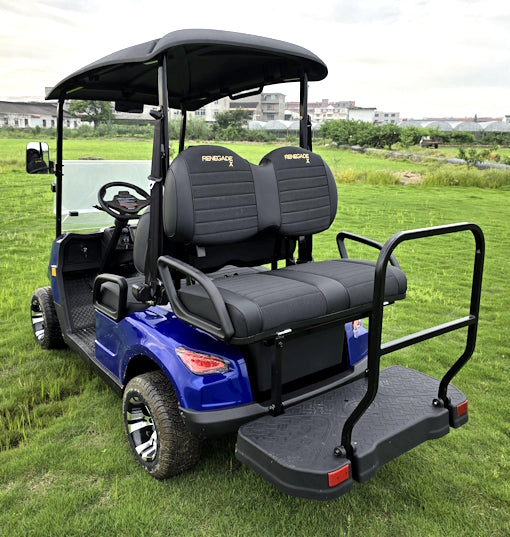 48V Electric Golf Cart 4 Seater Renegade X Edition Utility Golf UTV - BLUE