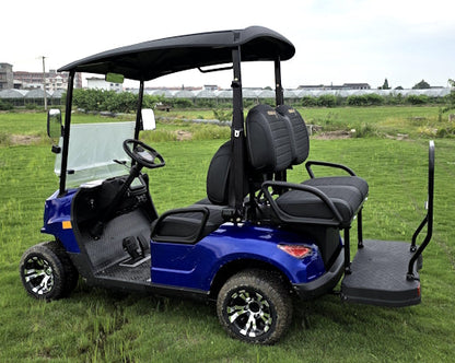 48V Electric Golf Cart 4 Seater Renegade X Edition Utility Golf UTV - BLACK