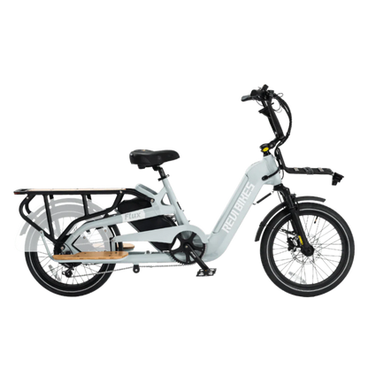 Revi Bikes Flux Electric Cargo Bike 48V, 750W/1200W Peak Motor, 440-lb load capacity, step-thru - 100% Financing Available!