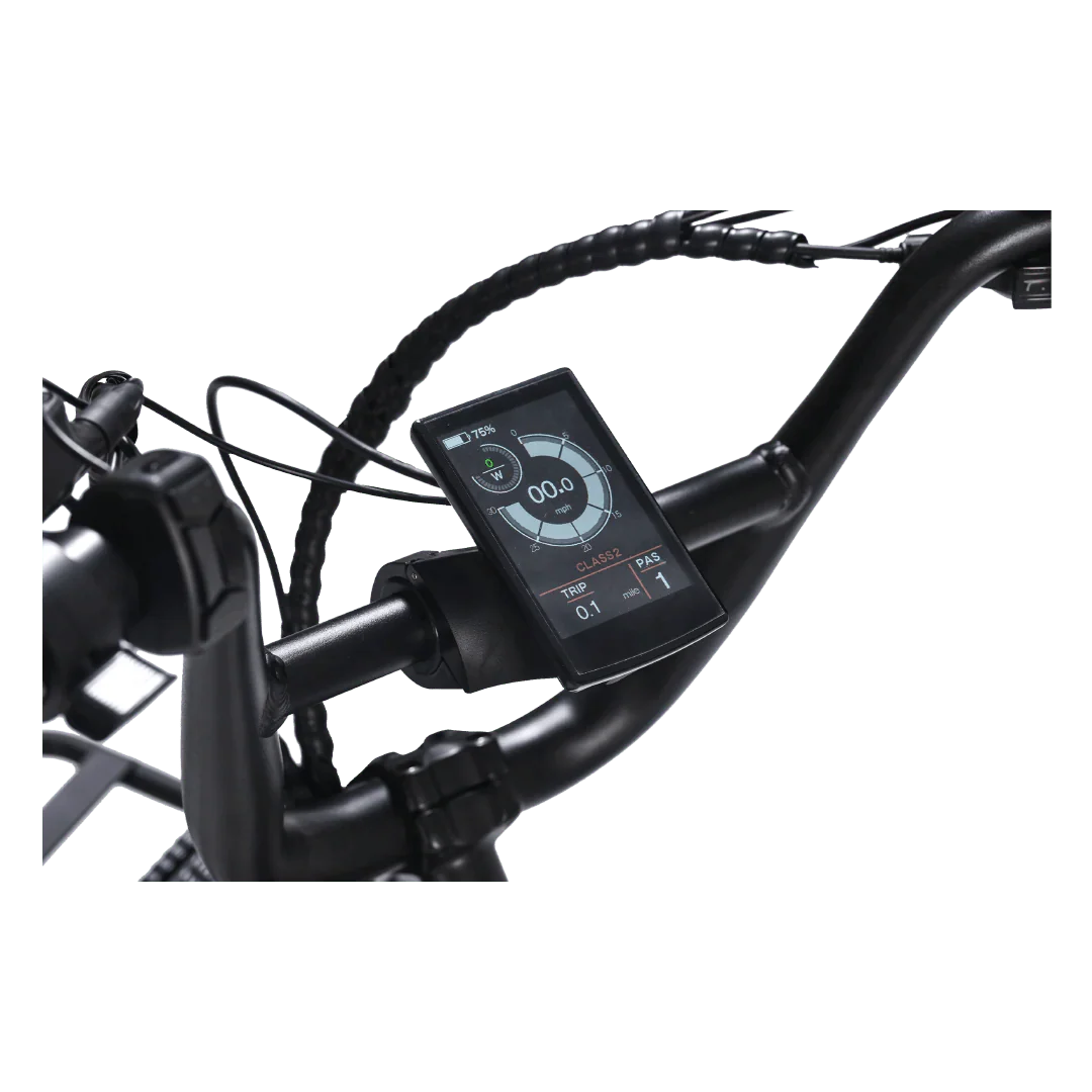 Revi Bikes Flux Electric Cargo Bike 48V, 750W/1200W Peak Motor, 440-lb load capacity, step-thru - 100% Financing Available!