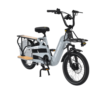 Revi Bikes Flux Electric Cargo Bike 48V, 750W/1200W Peak Motor, 440-lb load capacity, step-thru - 100% Financing Available!