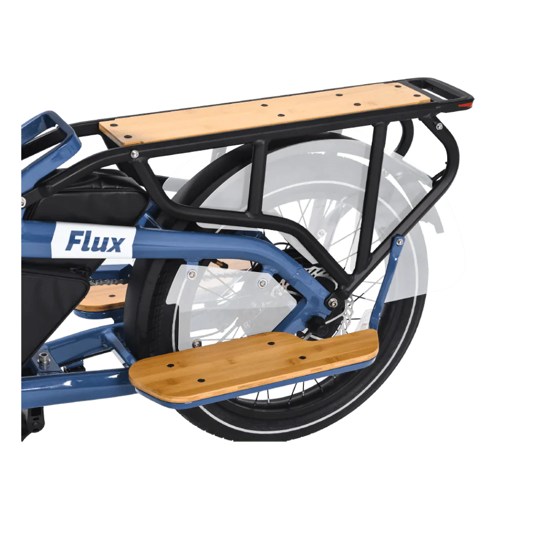 Revi Bikes Flux Electric Cargo Bike 48V, 750W/1200W Peak Motor, 440-lb load capacity, step-thru - 100% Financing Available!
